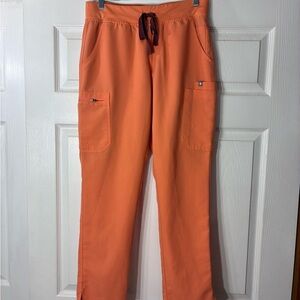 Figs papaya yola scrub pants size medium